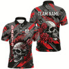 Goofygearprints Personalized 3D All Over Print Skull And Roses Custom Darts Shirts For Men Darts Jerseys