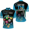 Goofygearprints Just The Tip I Promise Customized Billiard Balls Men Quarter-Zip Shirts, Billiard Jerseys