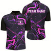 Goofygearprints Pink And Purple Custom Bowling Team Shirts For Men And Women, Bowling Tournament Outfits