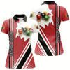 Goofygearprints Personalized Billiard Balls Red Version Polo Shirts For Women, Best Custom Billiards Gifts Idea Style 1