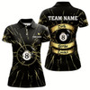 Goofygearprints Personalized Dark Strike Looms 8 Ball Billiard Shirts For Women, Funny Billiard Pool Jerseys Style 3
