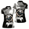 Goofygearprints Personalized Black Grey Lightning 8 Ball Billiards 3D Shirts For Women 8 Ball Pool Team Jerseys Style 1