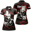 Goofygearprints Personalized Thunder Lightning Wolf Billiard Shirts For Women Custom Billiard League Jerseys