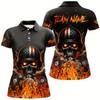 Goofygearprints Funny Skull Us Flag Billiard Shirts For Women Customized Billiard Balls Fire Sports Pool Jerseys
