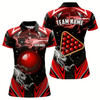 Goofygearprints Personalized Snooker Thunder Lightning 3D Printed Women Billiard Shirt, Snooker Billiard Jerseys Style 2