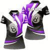 Goofygearprints Personalized 8 Ball Billiard Purple Version 3D Shirts For Women Best Custom Gifts For Pooler Style 2