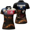 Goofygearprints Personalized Texas Flag Vintage Smoke Billiard Shirts For Women, Patriotic Billiard Team Jerseys Style 2