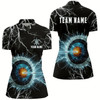 Goofygearprints Personalized Thunder Lighting Target Archery 3D Quarter-Zip Shirts For Women, Archery Team Jerseys Style 2