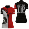 Goofygearprints Personalized Just The Tip I Promise 8 Ball Billiard Quarter-Zip Shirts For Women, Billiards Jerseys