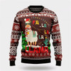 Goofygearprints Llama Santa Falalala Ugly Christmas Sweater, Farm Sweater, Christmas Gift, Best Winter Outfit Christmas