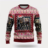Goofygearprints Black Angus Cowss Ugly Christmas Sweater, Farm Sweater, Christmas Gift, Best Winter Outfit Christmas