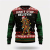 Goofygearprints Bigfoot Don‘t Stop Believing Ugly Christmas Sweater For Men, Best Gift For Christmas, Christmas Fashion Winter