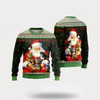 Goofygearprints Santa Loves Catss Ugly Christmas Sweater For Men And Women, Best Gift For Christmas, The Beautiful Winter Christmas Outfit