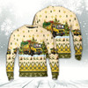 Goofygearprints Christmas Dump Truck With Santa Ugly Christmas Sweater For Men And Women, Best Gift For Christmas, The Beautiful Winter Christmas Outfit