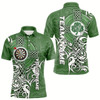 Goofygear Green Irish Tribal Cross St Patrick'S Day Mens Darts Shirts Custom Lucky Darts Team Jerseys