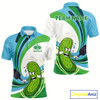 Goofygear Custom Funny Pickles Play Pickleball Polo Shirts For Men, Pickleball Team Shirt Style 4