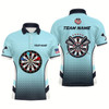 Goofygear Personalized Blue American Flag Darts Polo Shirts Custom Dart Shirts For Men Dart Team Jerseys