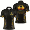 Goofygear Retro Men Disc Golf Polo Shirt Custom Not All Who Wander Are Lost, Some Are Looking For Discs Yellow