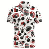 Goofygear Mens Bowling Polo Shirts Custom Name Bowling Pattern Team Bowling Jerseys Gifts For Him