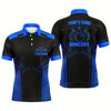 Goofygear That'S Some Bowlshit Bowling Polo Shirt For Men Custom Blue&Black Bowling Team League Jersey Style 1