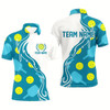 Goofygear Custom Men'S Pickleball Polo Shirts With Team Name, Outdoor Pickleball Outfits For Players Style 2