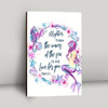 Mightier Than The Waves Of The Sea Is His Love For You Psalm 93 4 Mermaid Canvas Wall Art For Love Faith And Spiritual