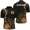 Goofygear Custom Vintage Bowling Shirts For Men, Classic Bowling Team Shirts Bowling Jerseys Yellow