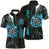 Goofygear Personalized Turquoise Break Glass 3D Darts Shirts For Men Custom Dart League Shirts Darts Jerseys