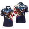 Goofygear Eagle Flying 8 Ball Pool Custom Men Billiard Shirts Us Flag 4Th Of July Patriotic Billiard Jersey