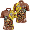 Goofygear Personalized Funny Owl Darts Shirts For Men Custom Brown Darts Jerseys, Unique Darts Apparel
