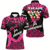 Goofygear Shoot For Change Hope For Awareness Billiard Shirts For Men Custom Breast Cancer Billiard Jerseys Style 1