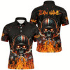 Goofygear Funny Skull Us Flag Billiard Shirts For Men Customized Billiard Balls Fire Sports Pool Jerseys Style 1