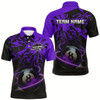 Goofygear Personalized Purple Billiard Ball 8 Thunder Pool Shirts For Men Custom Billiard Jersey Short Sleeve Style 2
