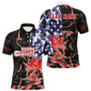 Goofygear Customized Black Darts Pattern American Flag Smoke Men Darts Shirts Custom Patriotic Darts Jersey
