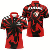 Goofygear Personalized Funny Storm Red 8 Ball Pool Men Billiard Shirts Custom Unique Team Billiard Jerseys Style 1