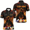Goofygear Halloween Grim Reaper Custom Billiard Balls Jerseys For Men, Funny Halloween Billiard Shirts Gift