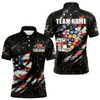 Goofygear Billiard Balls Us Flag Black Grunge Billiard Shirts For Men Custom 8 Ball Pool Billiard Jerseys