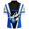 Goofygear Bowling Shirts For Men Custom Name And Team Name Strike Bowling Ball And Pins, Team Bowling Shirts Style 6