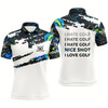 Goofygear Funny Golf I Hate Golf Nice Shot I Love Golf Camo Mens Golf Polo Shirts Custom Mens Golf Clothing