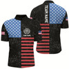 Goofygear Personalized American Flag Archery Quarter-Zip Shirts For Men Patriotic Us Archery Shirts