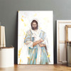 Paper Print Depicting The Lost Sheep With Jesus A Religious Christian Canvas Painting