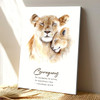 Courageous Be Courageous Be Strong 1 Corinthians 16:13-14 Lion Christian Canvas Prints Faith Canvas For Strength And