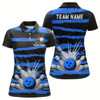 Goofygear Women Camo Bowling Shirts Polo Custom Bowling Team Jersey League Multicolor