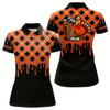Goofygear Golf Turkey Thanksgiving Golf Polo Shirt Orange Pumpkin Custom Golf Tops For Women Golf Gifts Style 1