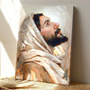 Christian Gift Featuring Jesus Canvas Art With Painting And Poster Style 7 For Faith Based Spiritual Wall Art