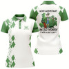 Goofygear Custom Name 3D Women Golf Polo Shirts Multi-Color Never Underestimate An Old Woman With A Golf Club