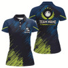 Goofygear Billiard 8 Ball Green Blue Sports Style Custom Billiard Polo Shirts For Women Pool Billiards Shirts