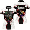 Goofygear Personalized Billiard Balls White Polo Shirts For Women, Less Talkin More Chalkin Billiard Jerseys