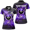 Goofygear Funny Storm Thunder 8 Ball Pool Custom Billiard Shirts For Women 8 Ball Shirt Billiard Jersey Purple