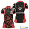 Goofygear Vintage Pirate Skull Darts Team Shirt For Women - Personalized With Name And Team